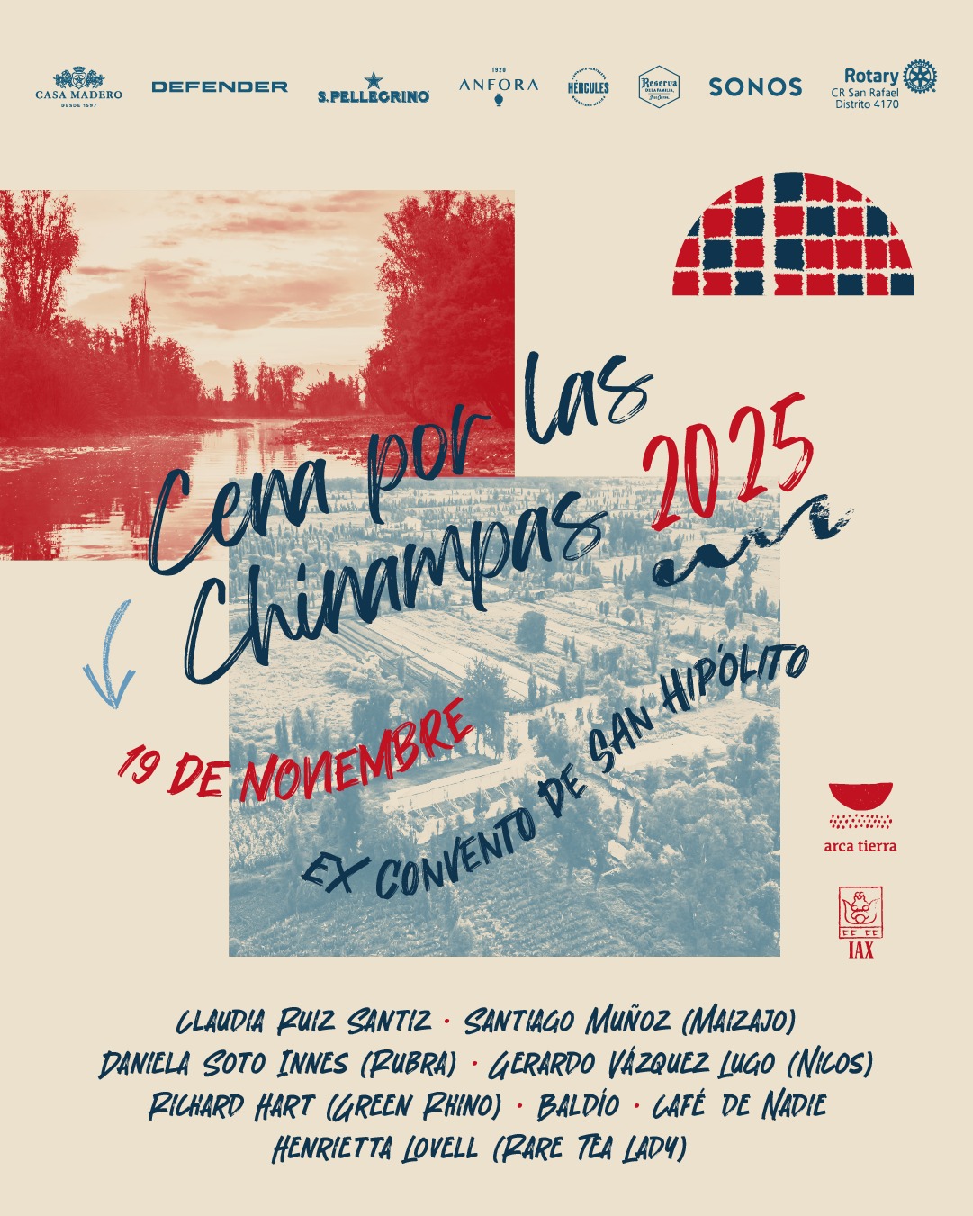 Cena por las Chinampas 2025