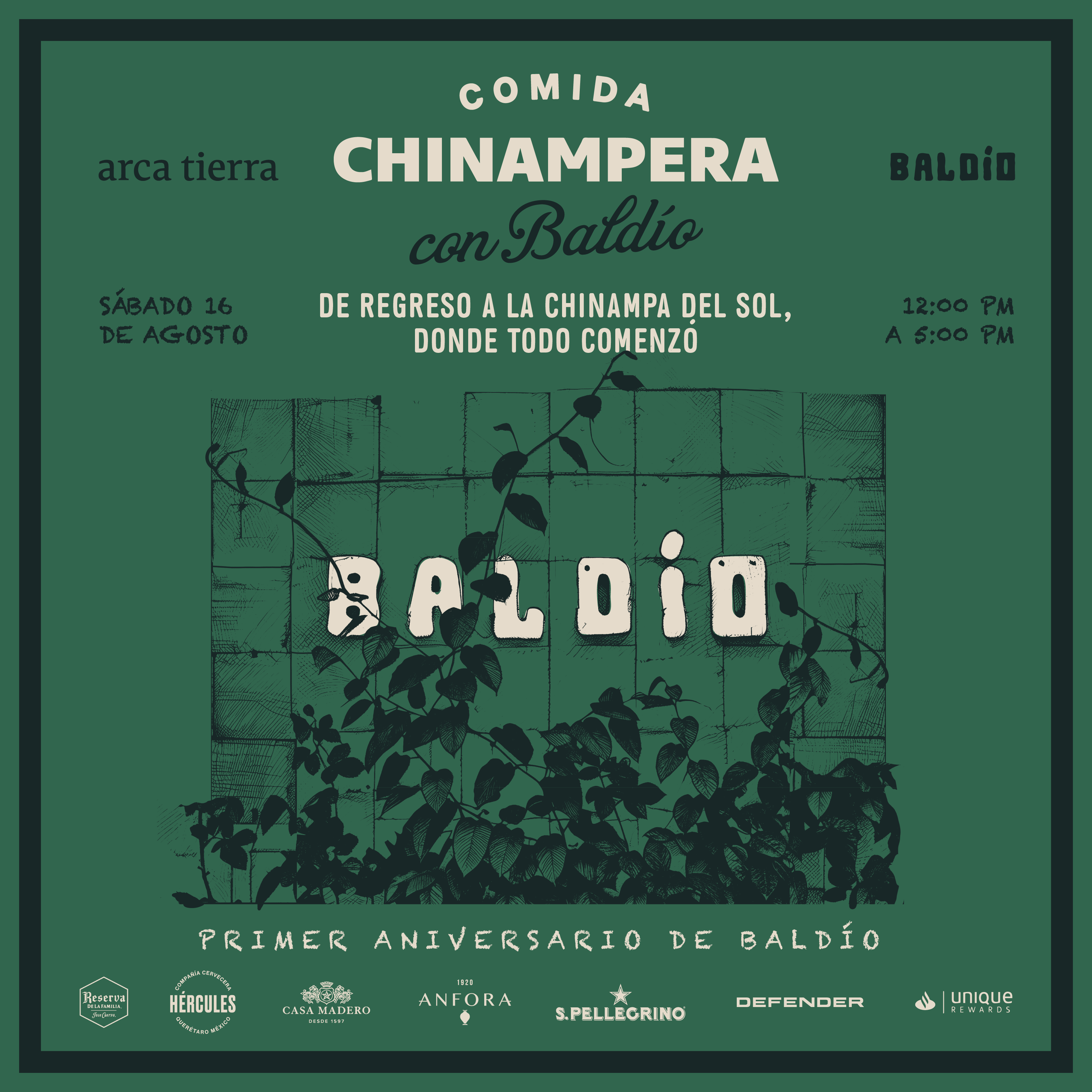Comida Chinampera con Baldío