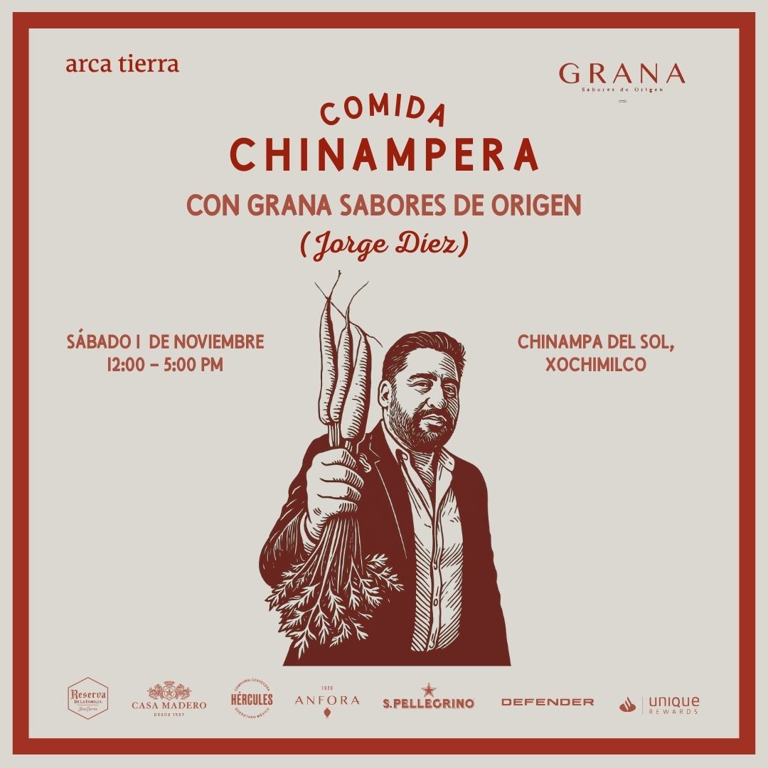 Comida Chinampera con Grana Sabores de Origen